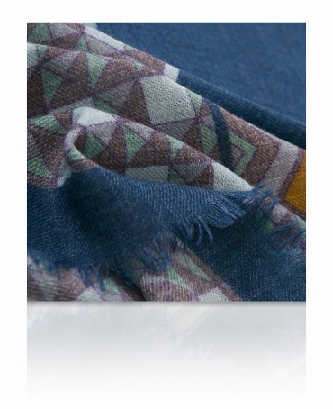 Палантин Унисекс W70.TW4-SK172/BLUE